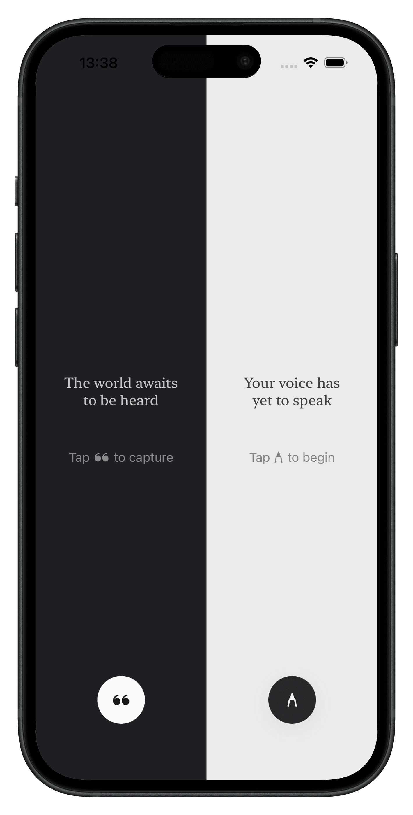 Beyond app — two voices, one note